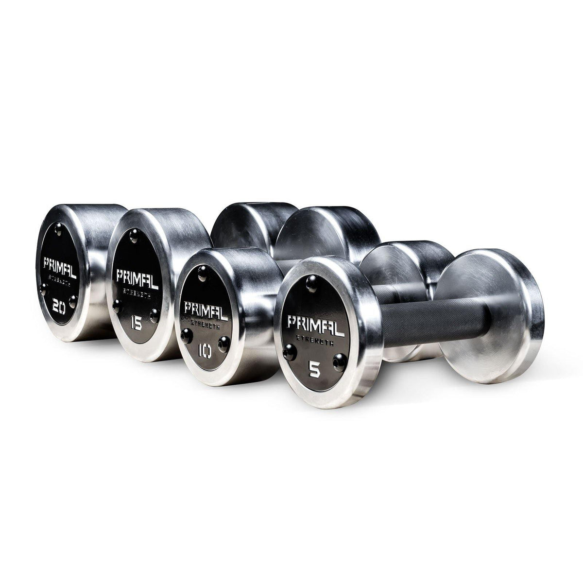 Primal Strength Custom Steel Dumbbell Set 3Kg-25Kg