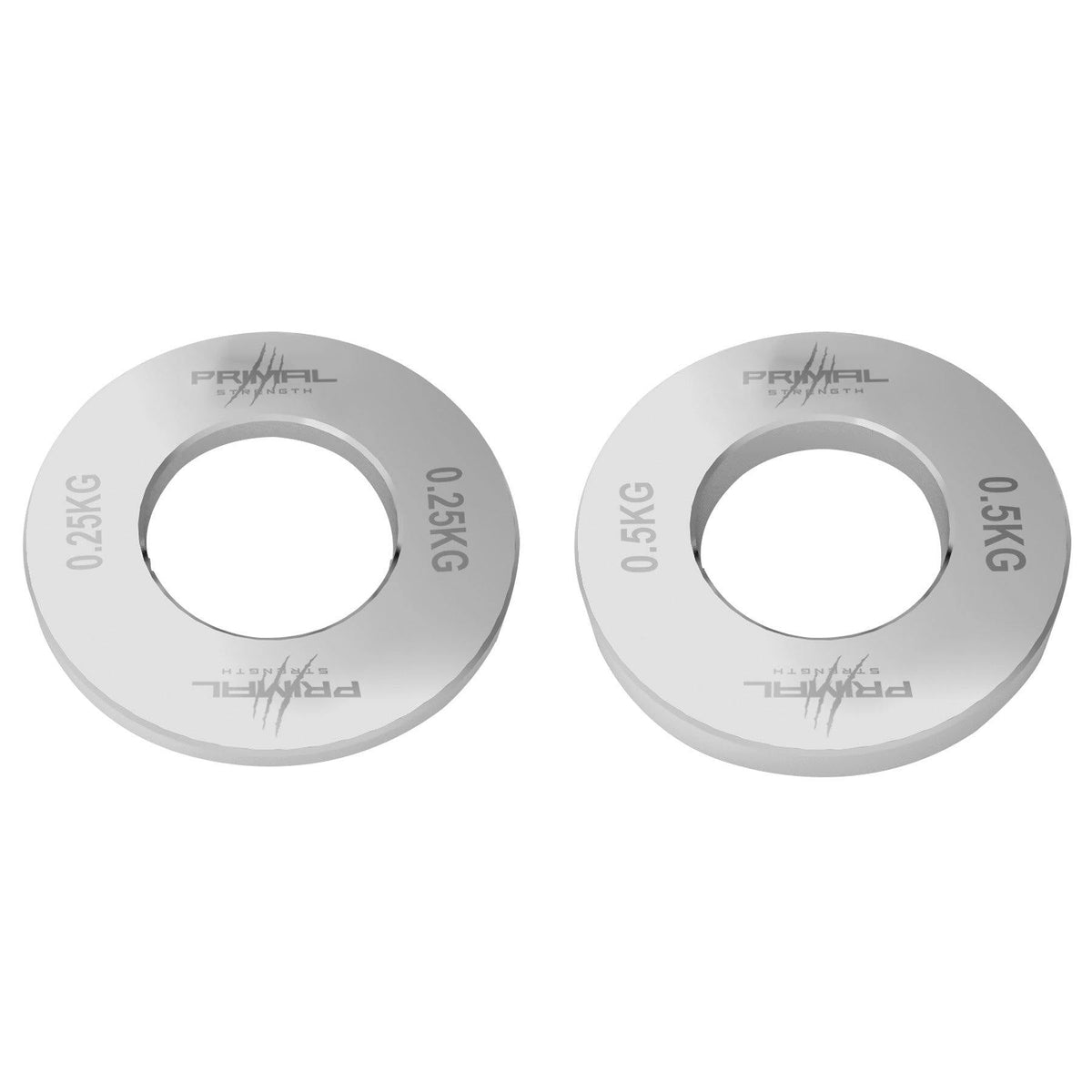 Primal Strength Precision Chrome Micro Change Plates Set 0.25kg-1kg