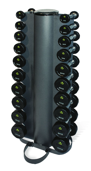 Physical Company 10 Pair Vertical Dumbbell Rack