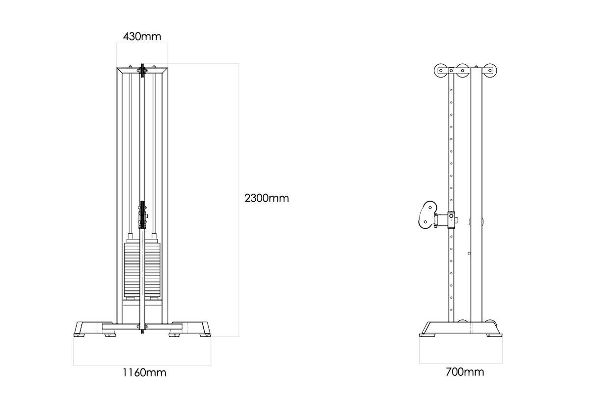 Watson Single Stack Adjustable Pulley