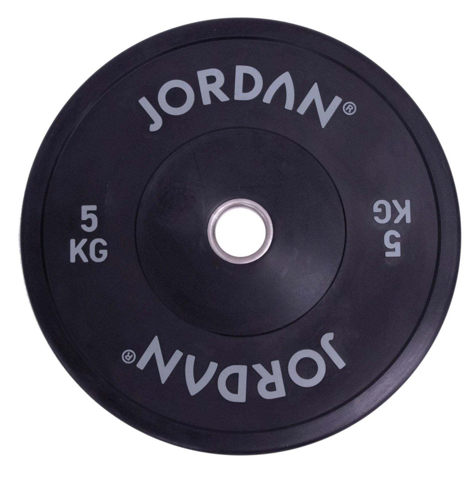 Jordan HG Coloured Rubber Bumper Plates set - 150kg
