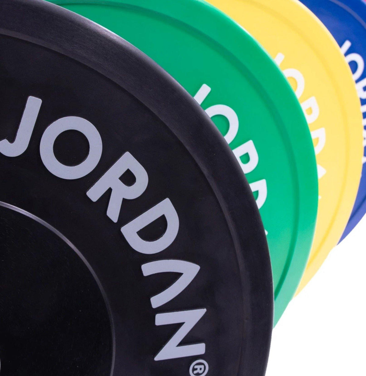Jordan HG Coloured Rubber Bumper Plates set - 150kg
