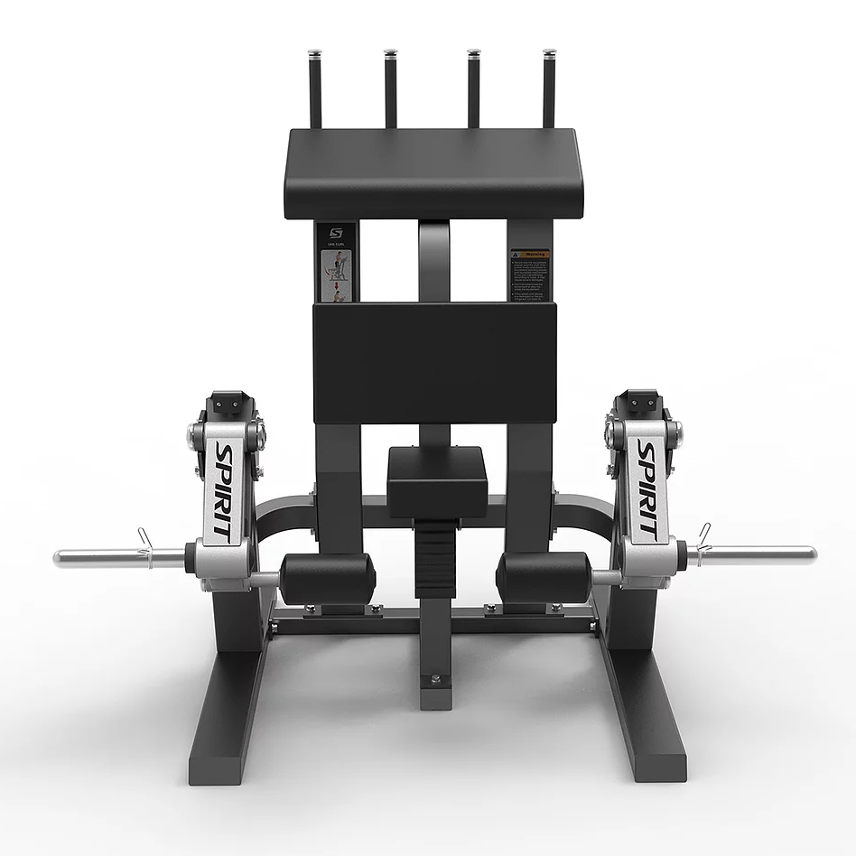 Spirit Standing Plate Loaded Leg Curl Machine