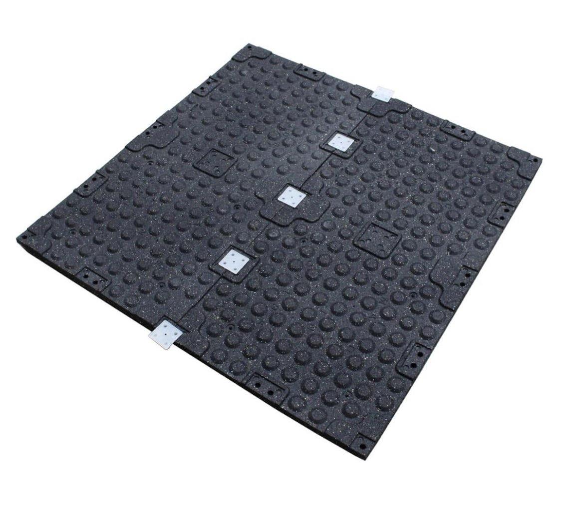 Primal Performance Series Premium Rubber Tile 500x1000x40mm  3mm EPDM top layer