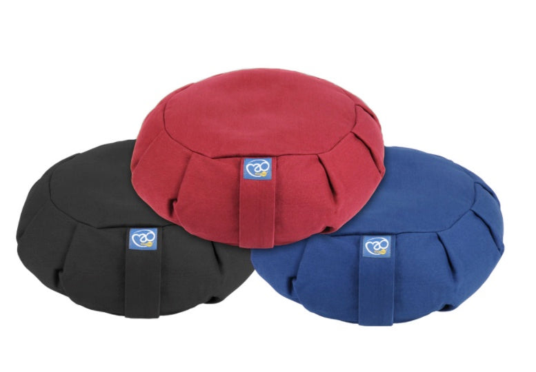 Yoga Mad Pleated Round Zafu Meditation Cushion