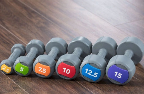 Life Fitness Studio Dumbbell Set and Rack