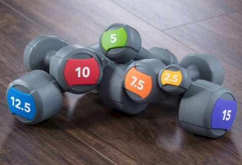 Life Fitness Studio Dumbbell Set and Rack