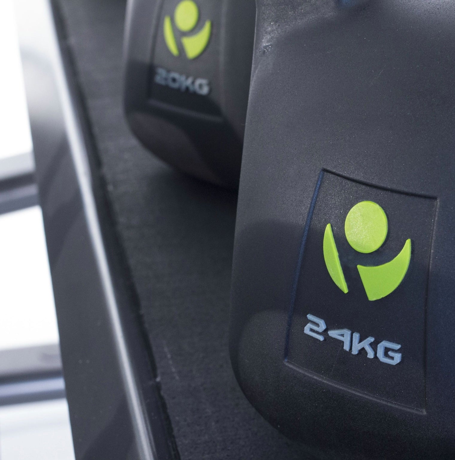 Physical Company PU Kettlebell Set With Rack  