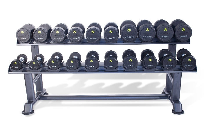Physical Company PU Dumbbell Sets With Saddle Racks