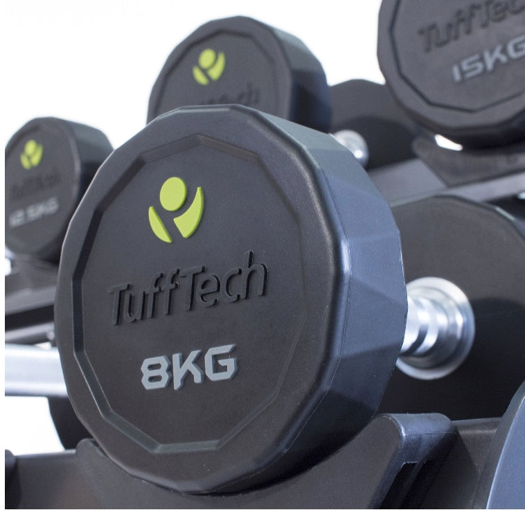 Physical Company PU Dumbbell Sets With Saddle Racks