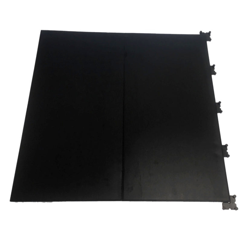 Primal Performance Series Rubber Gym Tile Matting – Black EPDM 1m x 0.5m x 40mm  