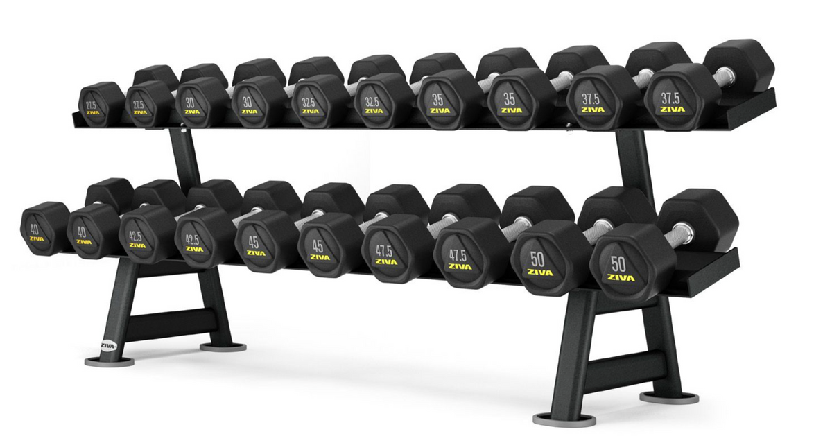 ZIVA XP Hex Dumbbell Rack