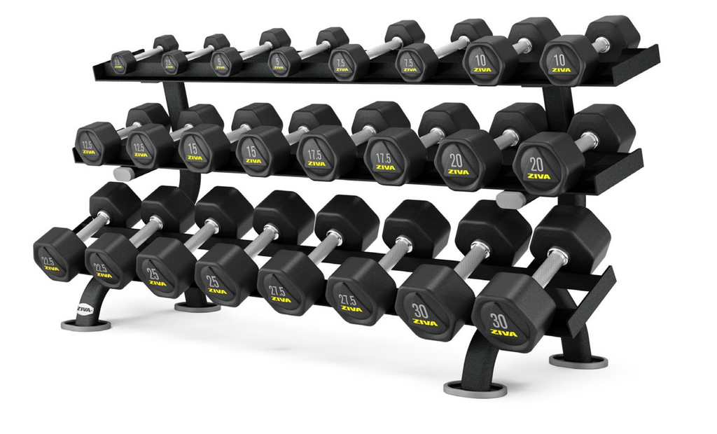 ZIVA XP Hex Dumbbell Rack