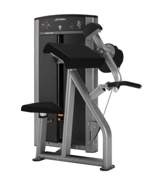 Life Fitness Axiom Series Biceps Curl Selectorised Machine