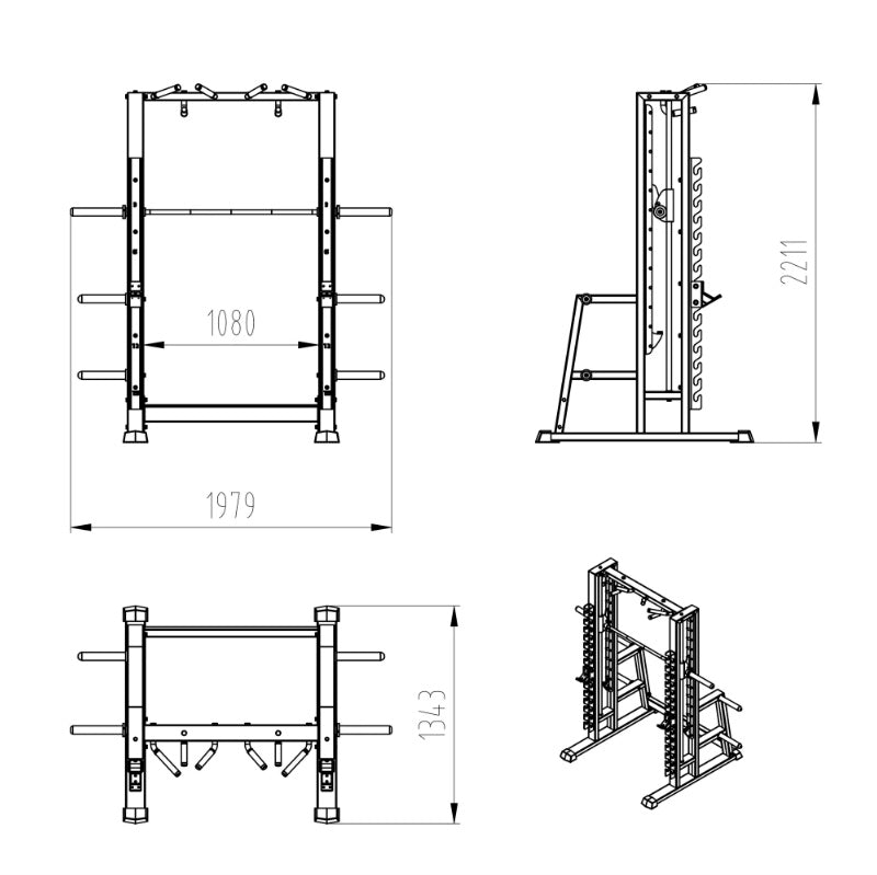 Primal Performance Series Smith Machine  
