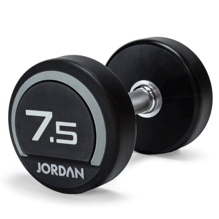 Jordan Premium Urethane Dumbbell Sets (Grey)