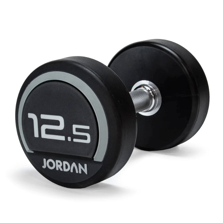 Jordan Premium Urethane Dumbbell Sets (Grey)