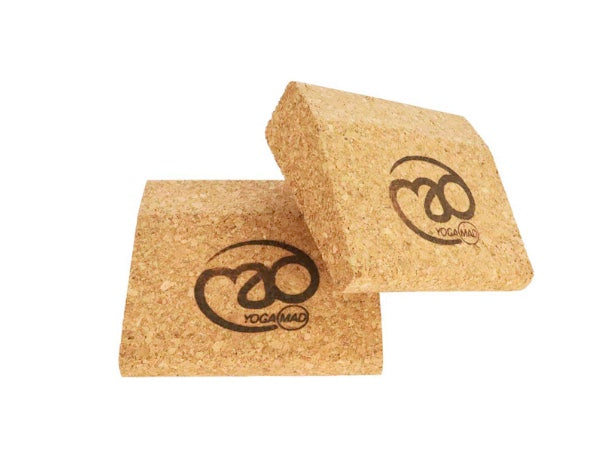 Yoga Mad Mini Cork Yoga Wedge - Pair