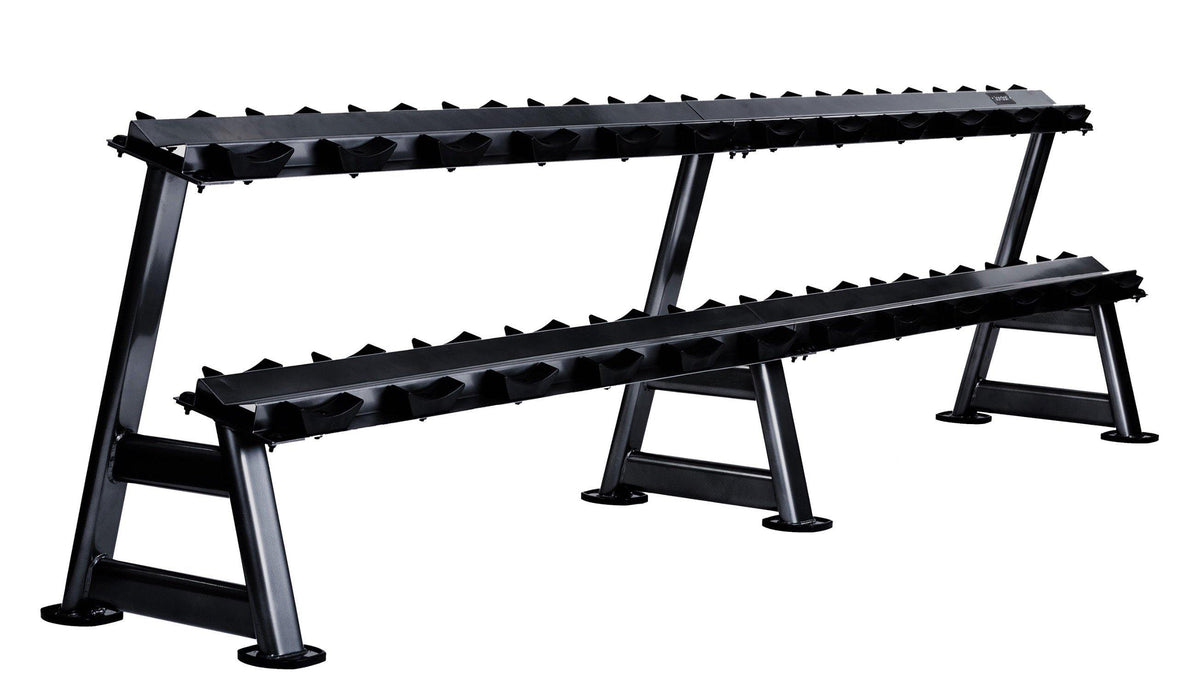 Jordan Premium Urethane Dumbbell set - 2.5-30kg with Rack