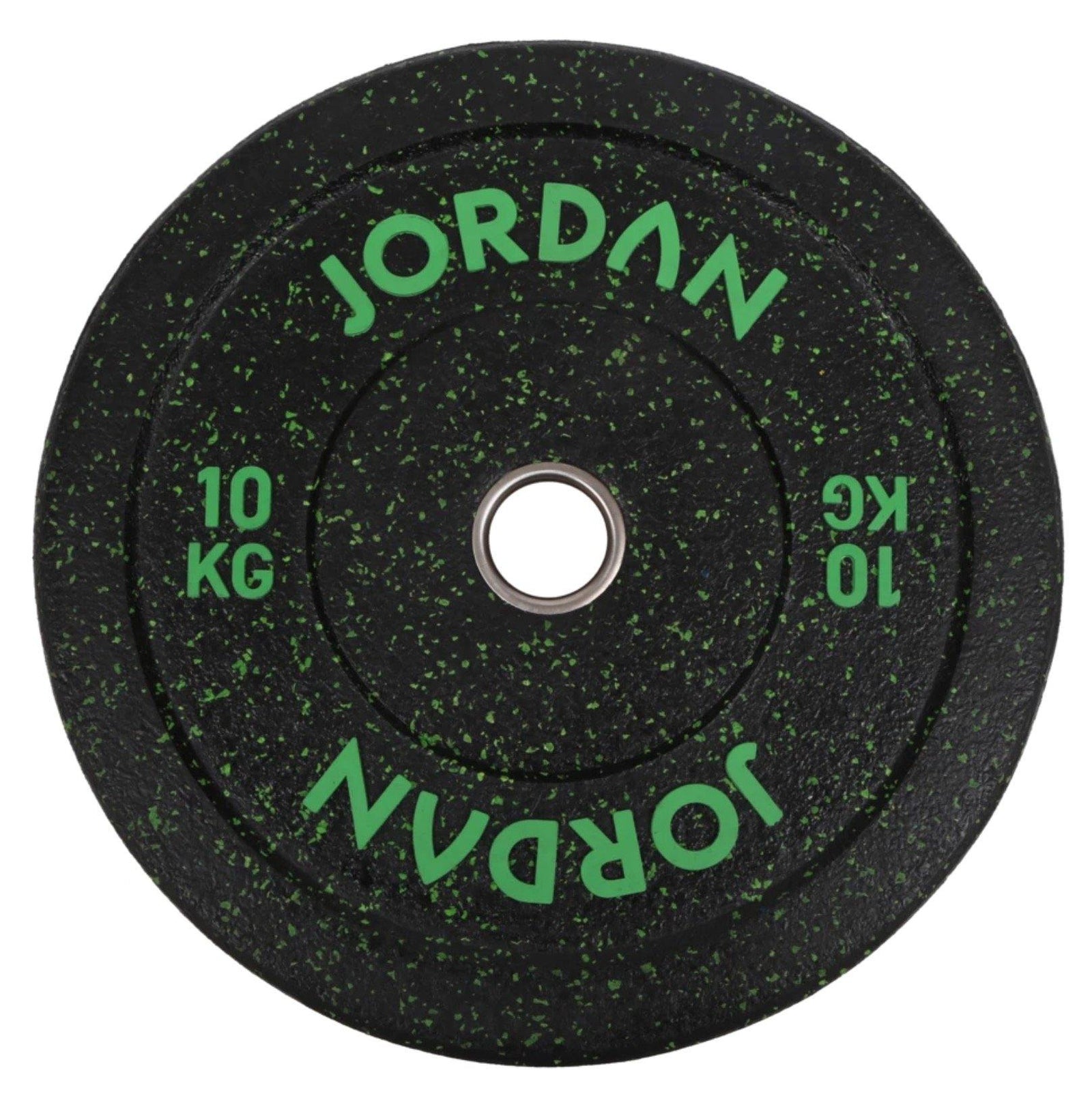 Jordan HG Black Rubber Bumper Plate - Coloured Fleck  