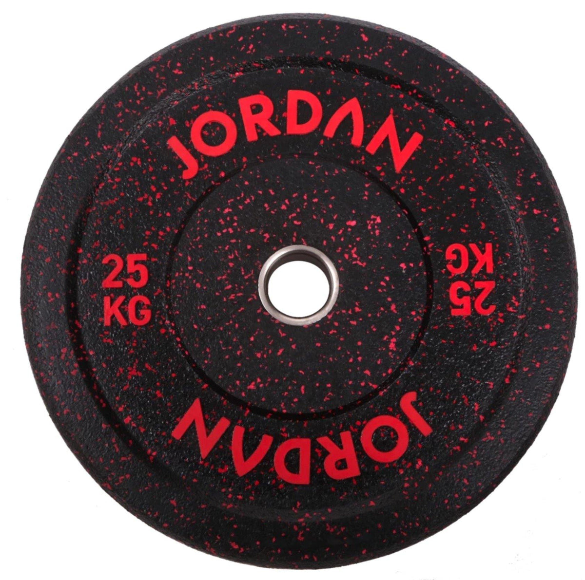 Jordan HG Black Rubber Bumper Plate - Coloured Fleck