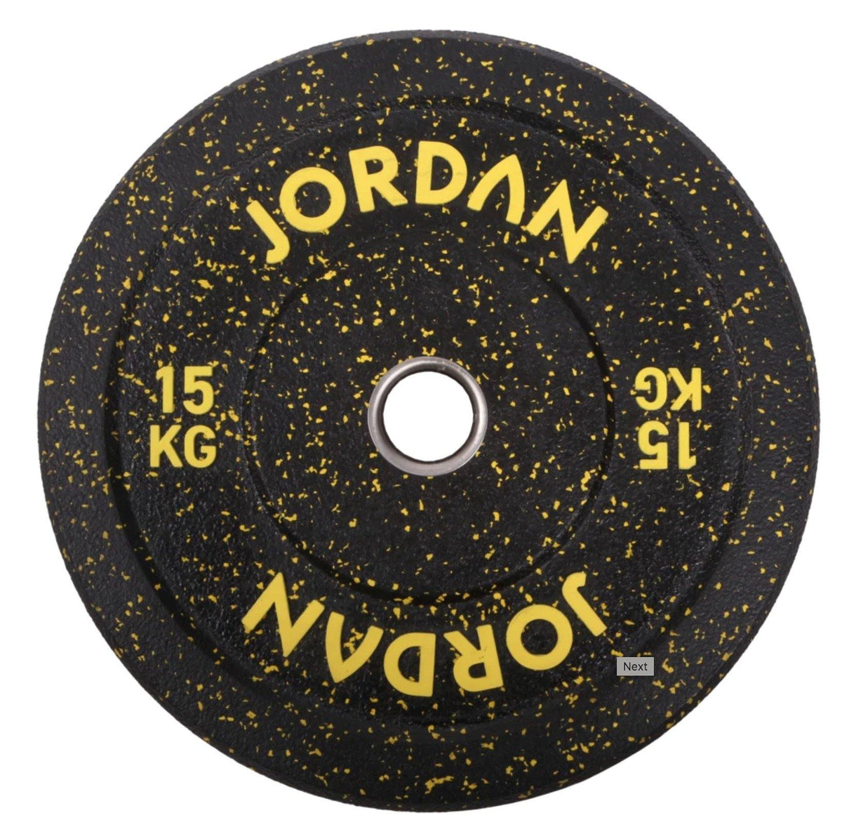 Jordan HG Black Rubber Bumper Plate - Coloured Fleck