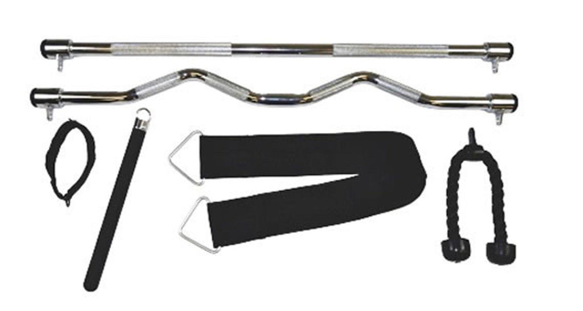 inspire ft2 package accessories with bars and attachments.