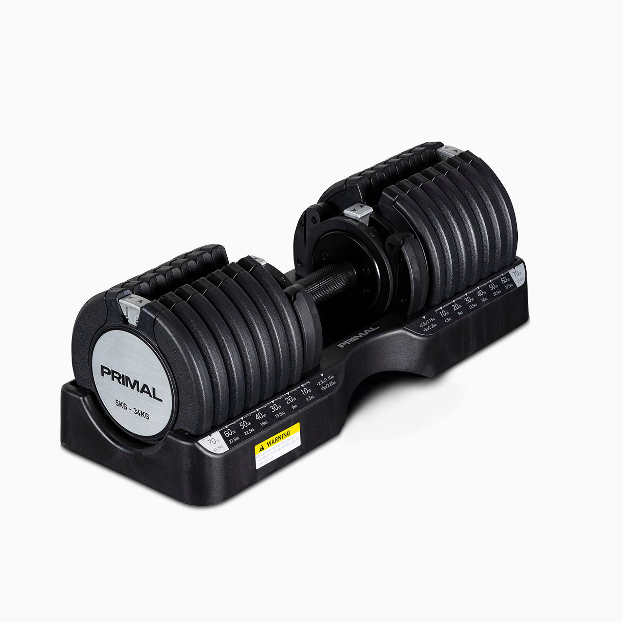 Primal Personal Series 5-34kg Adjustable Dumbbell  