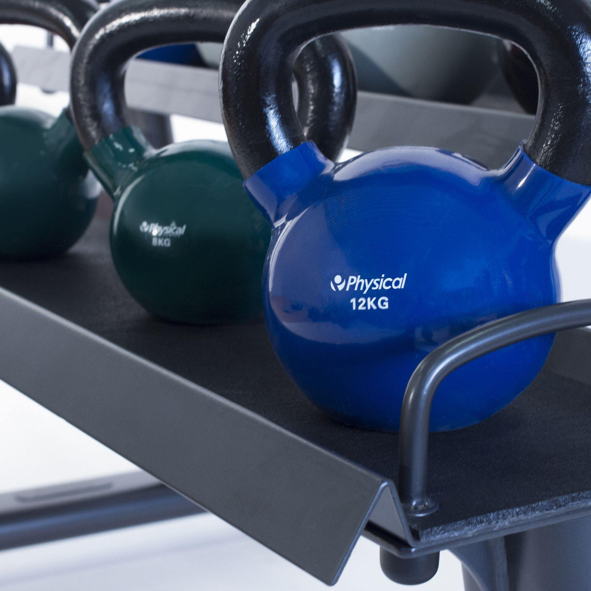 Physical Company 10 Vinyl Kettlebell Set with Rack