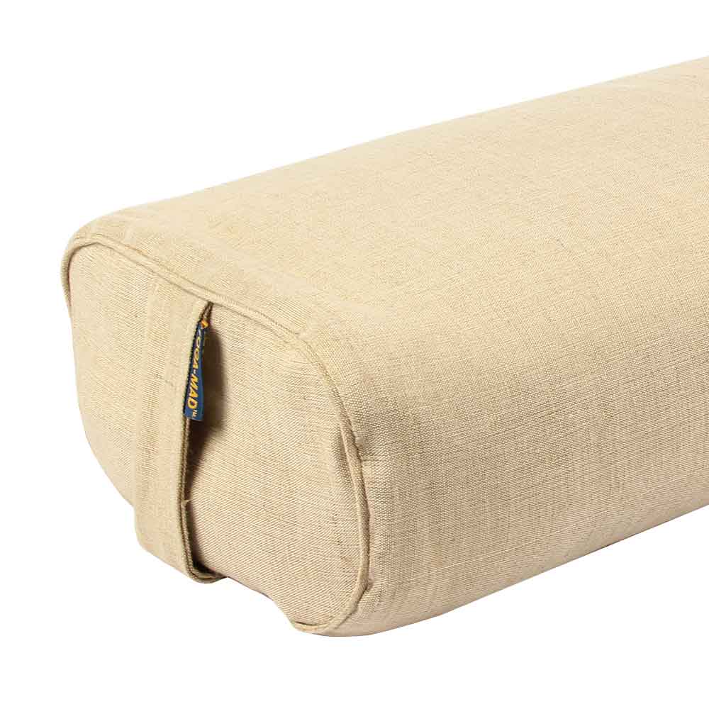 Yoga Mad Rectangular Jute Buckwheat Yoga Bolster