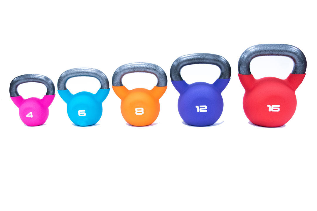 Jordan Coloured Neoprene Kettlebells
