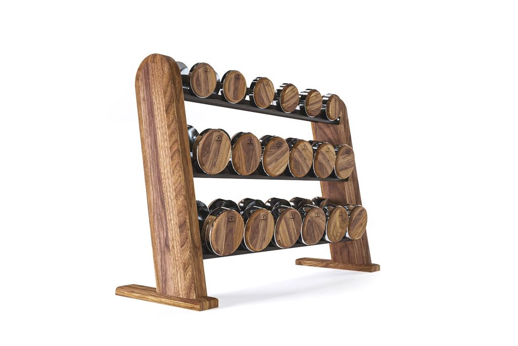 NOHrD Dumbbells and rack set
