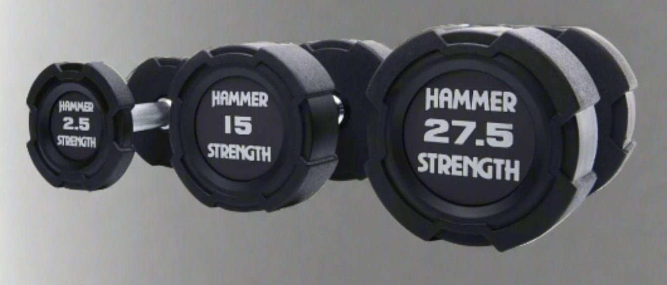 Hammer Strength Premium Rubber Dumbbells - Pairs  