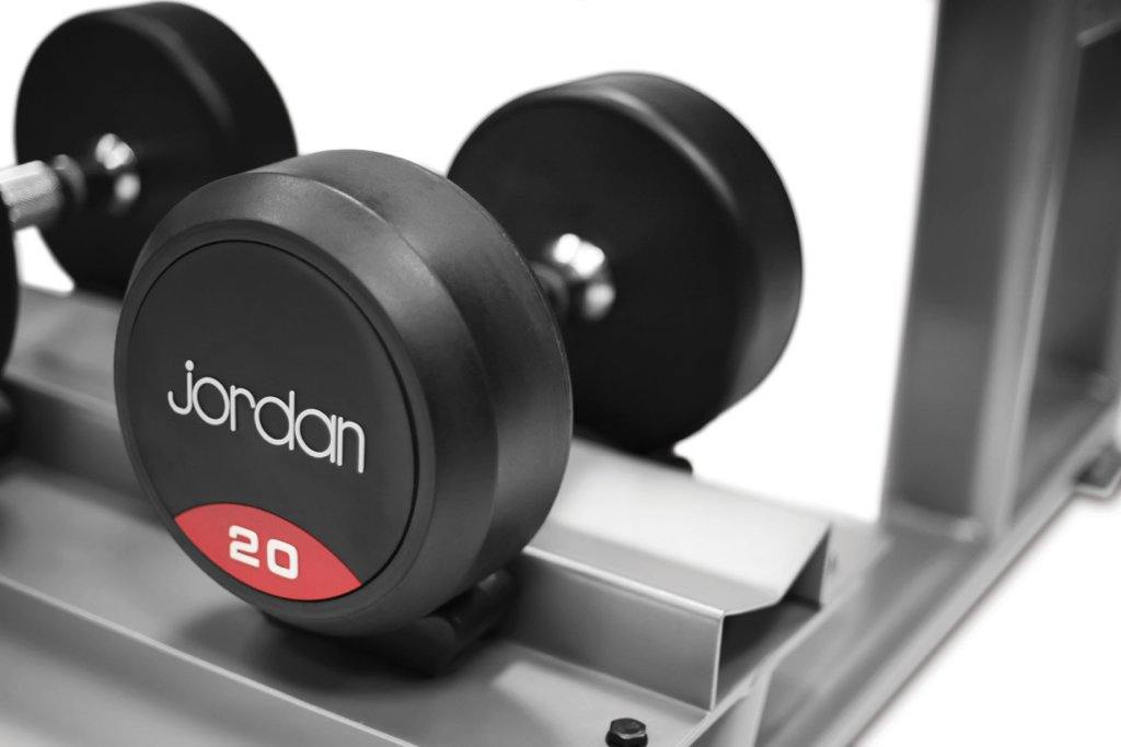 Jordan Dumbbell Rack Oval Frame (12 Pair - 2 Tier)  