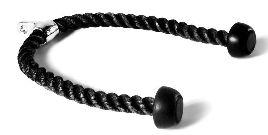 Jordan Tricep Rope Black