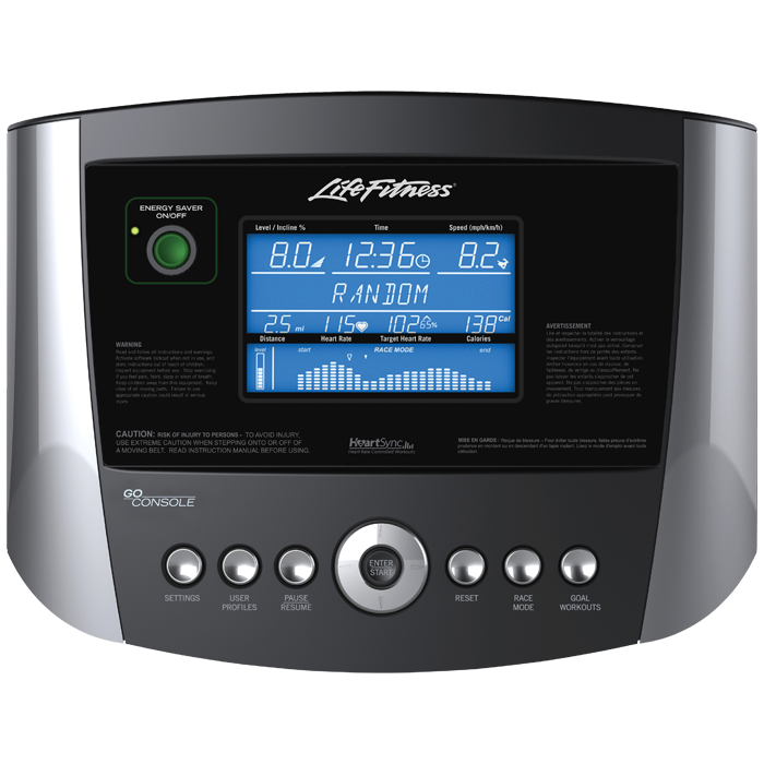 Life Fitness E3 Elliptical Cross Trainer with Go Console