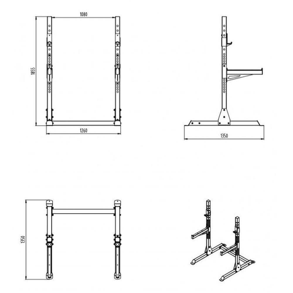 Primal Pro Series Squat Stands