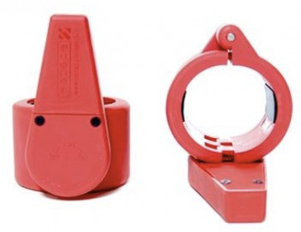Escape Clamp Collars Red