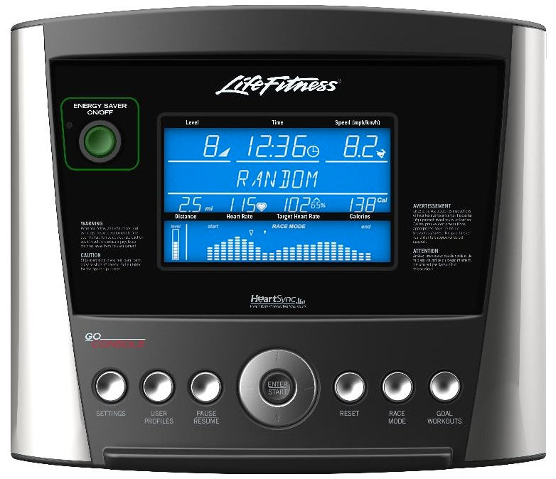 Life Fitness C1 Upright Bike with Go Console  