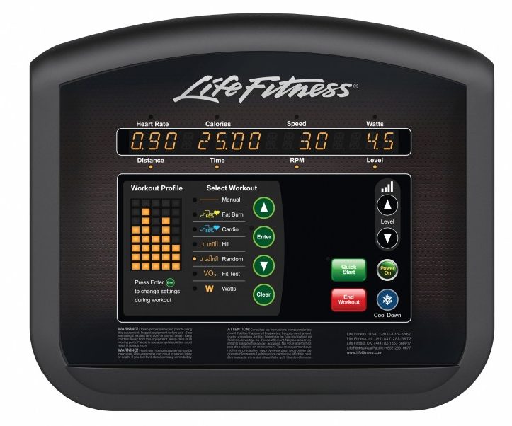 Life Fitness Activate Series Upright Lifecycle Exercise Bike  