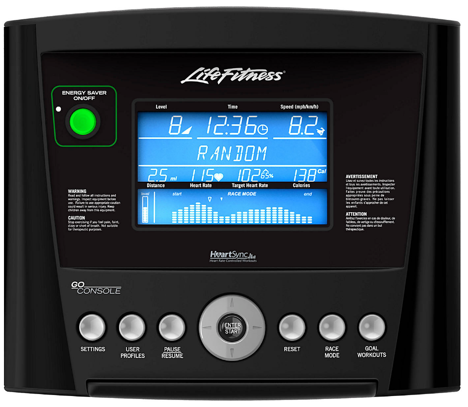 Life Fitness C3 Lifecycle Exercise Bike with Go Console  