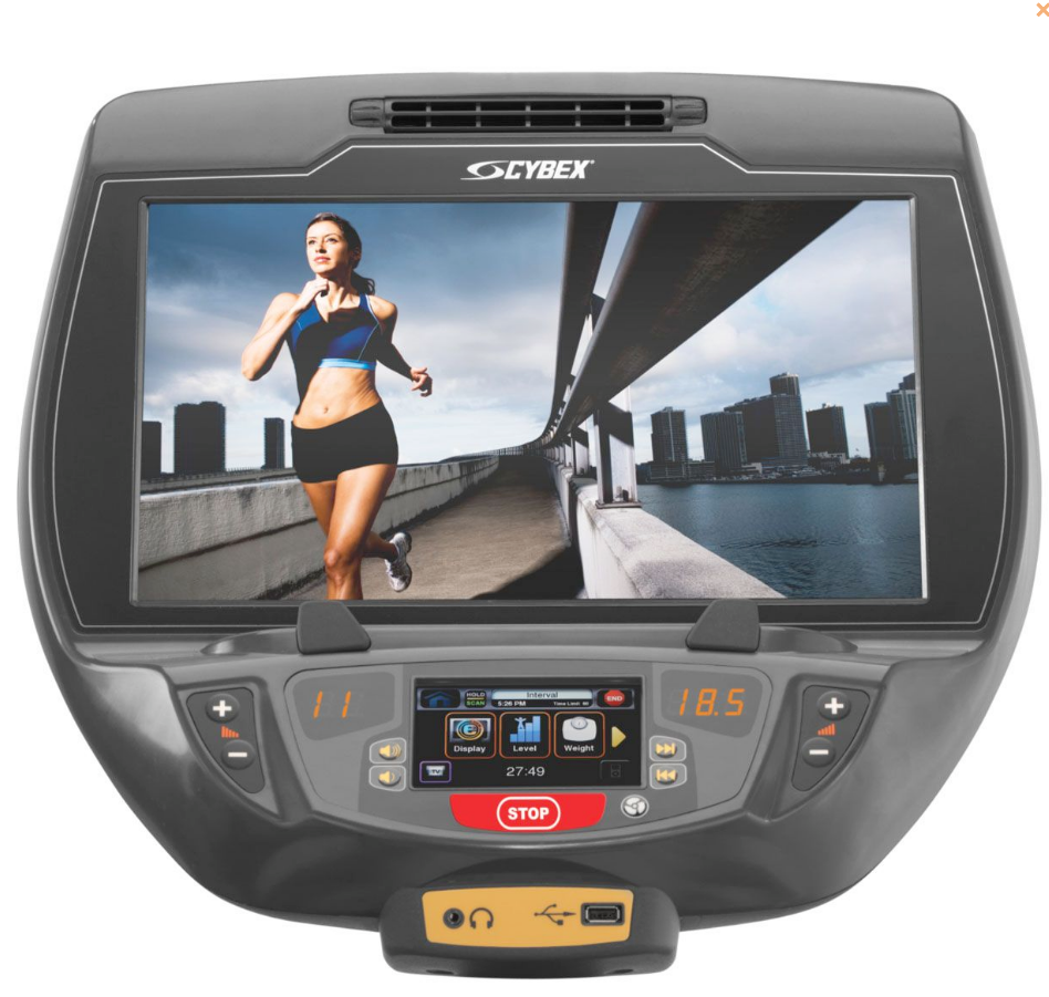 Cybex 770R Recumbent Exercise Bike with E3 View Embedded Monitor