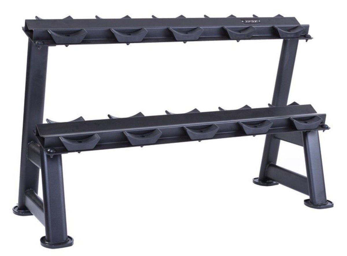 Jordan Rack Retractor Jordan Dumbbell Rack Oval Frame (5 pair - 2 Tier)