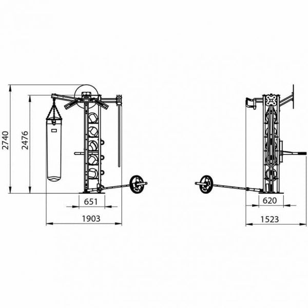 Exigo Functional Rig Exigo Solo X1 Functional Tower